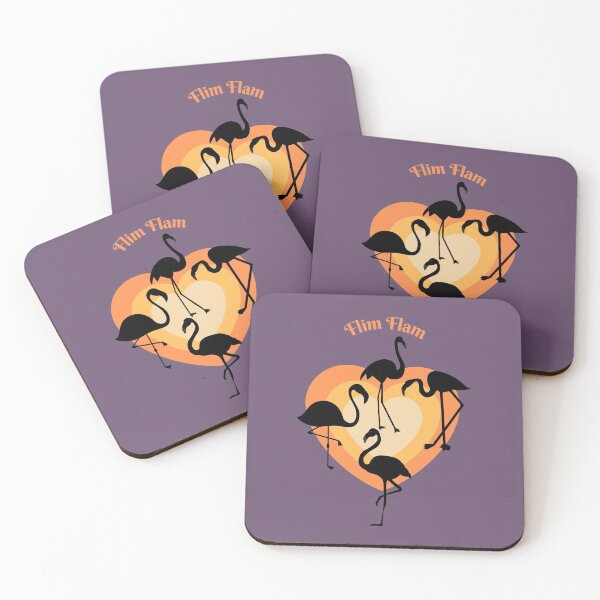 Item preview, Flamingo retro, Flim Flam designed and sold by NomadMessenger.