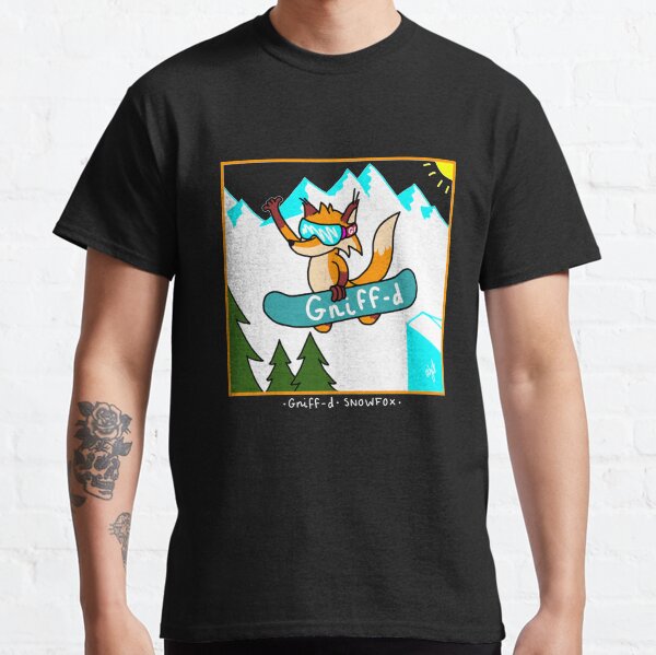 Gniff-d Snowfox large Classic T-Shirt