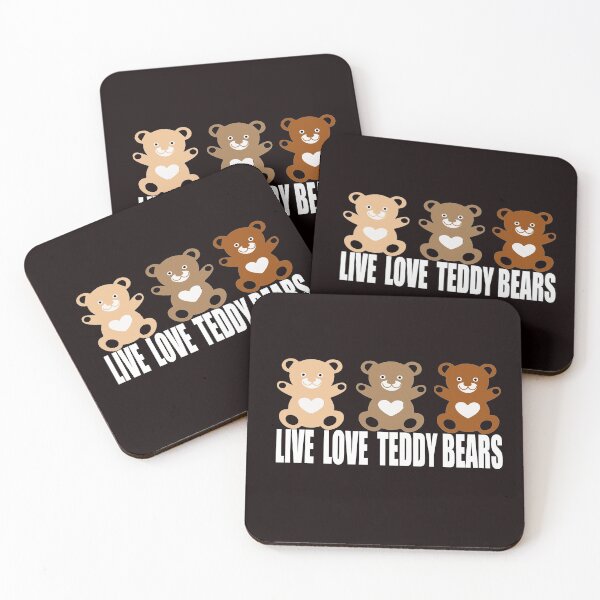 Item preview, LIVE LOVE TEDDY BEARS  designed and sold by JAZTshirt.