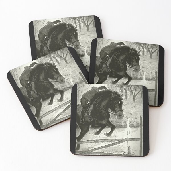 Item preview, Show jumping training black and white designed and sold by horseaddicted.
