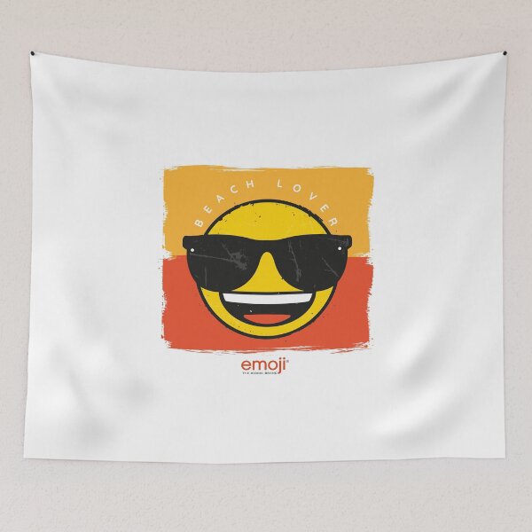 Artikelvorschau, EMOJI - BEACH LOVER - EMOJI - SUMMER - COOL EMOJI - EMOJI FAN entworfen und verkauft von Tropical Blood.