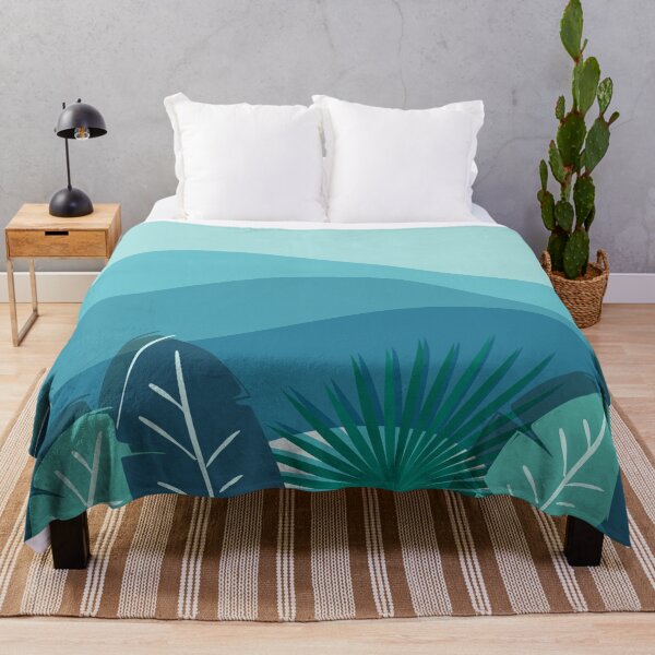 Item preview, Fascinating mountain landscape, palm leaves, tropical plants, flat watercolor design . Iphone or Samsung phone Case & Cover designed and sold by RoManSmArt.