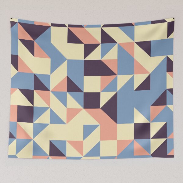 Item preview, Surf & Sunsets retro color palette geometric pattern designed and sold by acidmit.