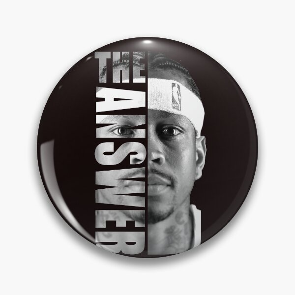 Item preview, Allen Iverson - The Answer Black / White designed and sold by AYA-Design.