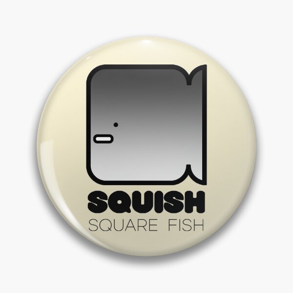 Item preview, Fun Fish Squish Square Fish Pale Yellow designed and sold by Quooki.