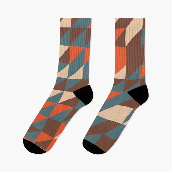 Item preview, Vintage Lens retro color palette geometric pattern designed and sold by acidmit.