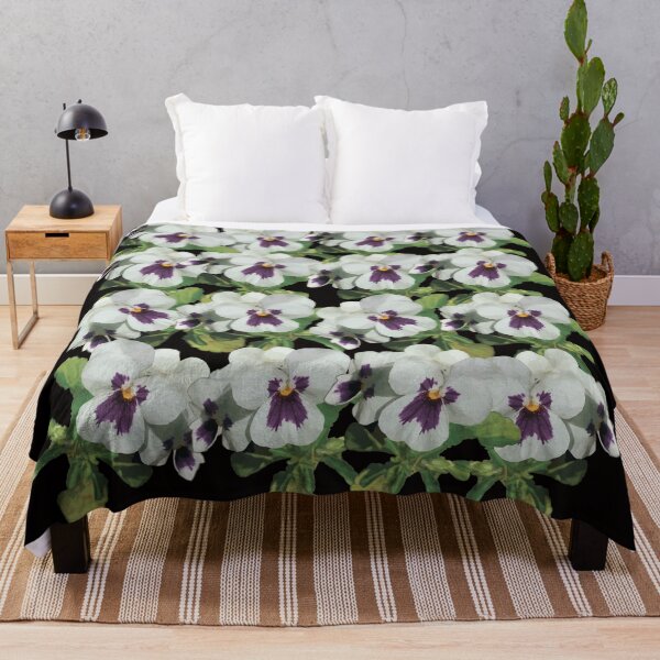 Item preview, Pansy garden viola tricolor-Black designed and sold by StudioViArt.