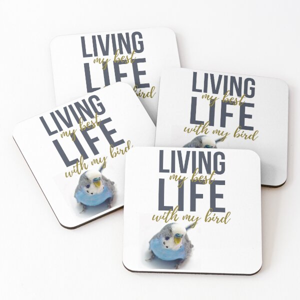Item preview, Living Life with a Budgie designed and sold by PAPAYAGO.