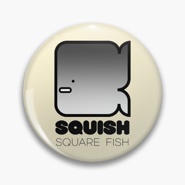 Item preview, Fun Fish Squish Square Fish Pale Yellow designed and sold by Quooki.