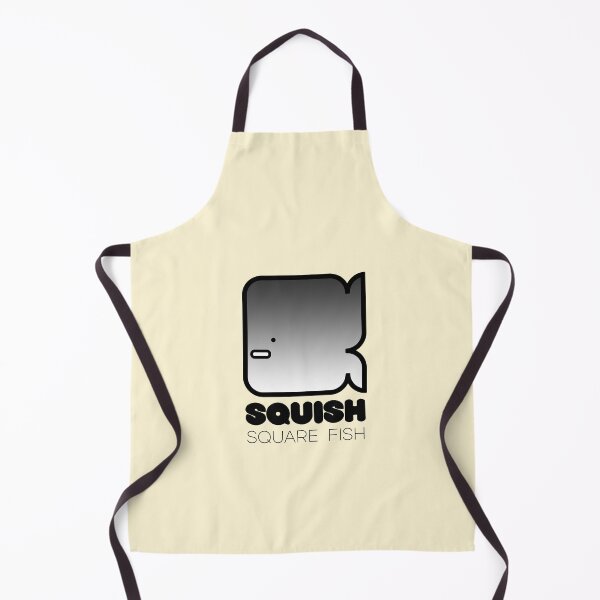 Item preview, Fun Fish Squish Square Fish Pale Yellow designed and sold by Quooki.