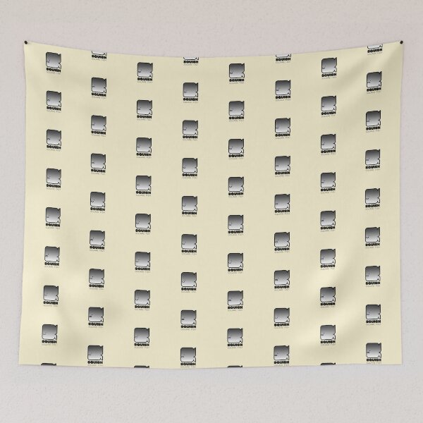 Item preview, Fun Fish Squish Square Fish Pale Yellow designed and sold by Quooki.
