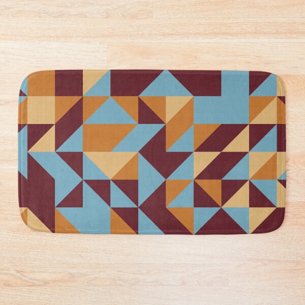 Item preview, Antique Armchair retro color palette geometric pattern designed and sold by acidmit.