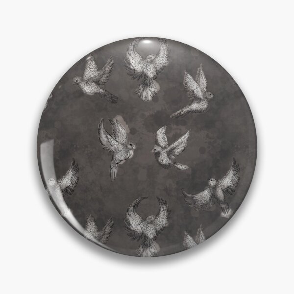 Item preview, Grey Song Birds designed and sold by ScribbledToad.