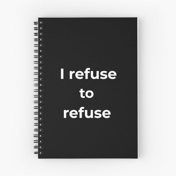 Item preview, I refuse to refuse. designed and sold by Fit & Fun  Gallery.