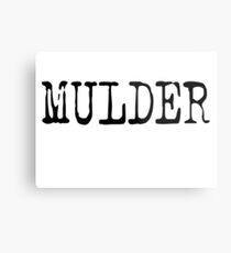 Mulder Metal Print
