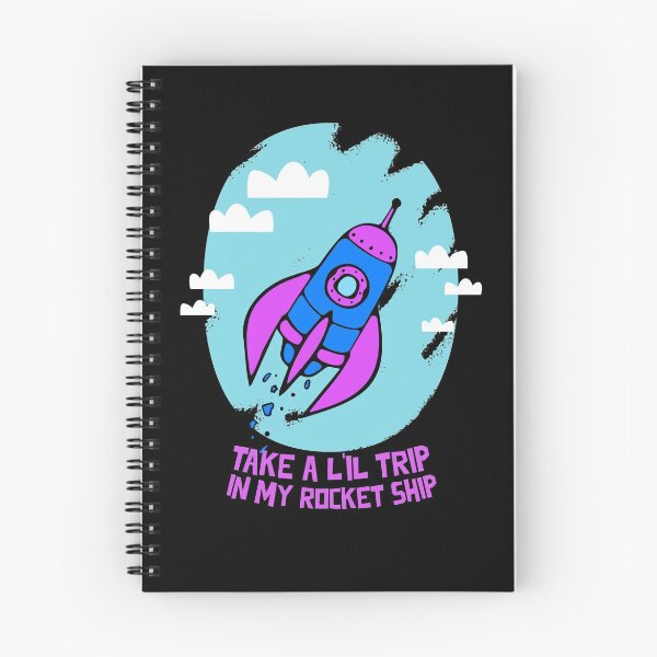 Item preview, Take A Lil Trip In My Rocket Ship - Blue designed and sold by Rooster Syndicate.