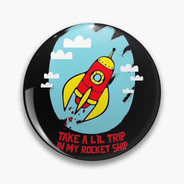 Item preview, Take A Lil Trip In My Rocket Ship - Red designed and sold by Rooster Syndicate.