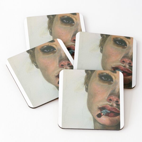 Item preview, Woman smoking cigarette  designed and sold by Sticker Store.