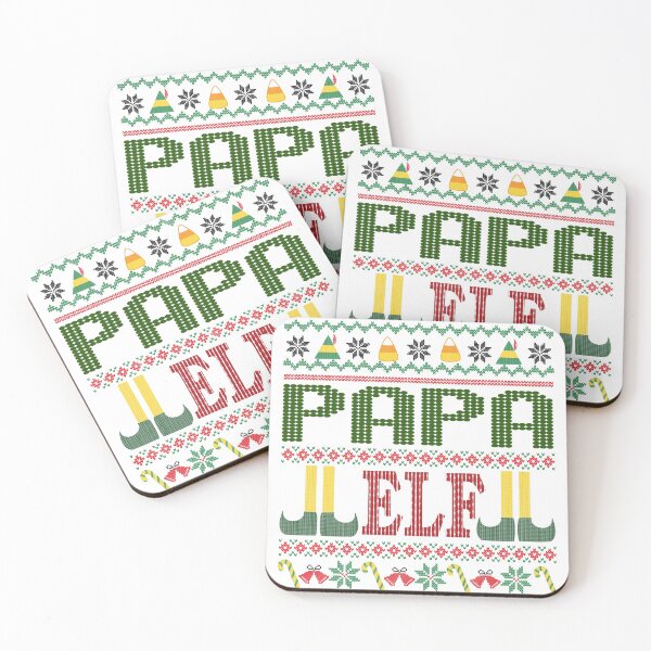 Item preview, Papa Elf Buddy Movie Ugly Christmas Sweater White designed and sold by Sunny Collections.