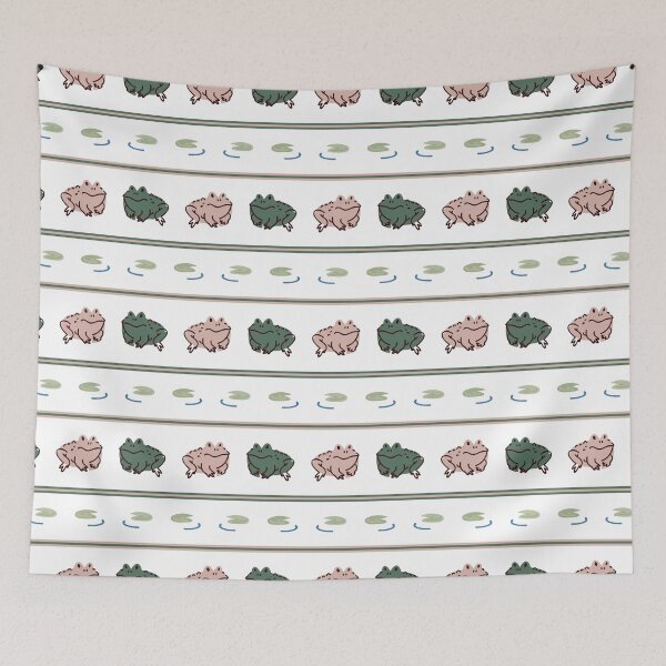 Item preview, Cute frog on lily pad pattern.  designed and sold by Limolida.