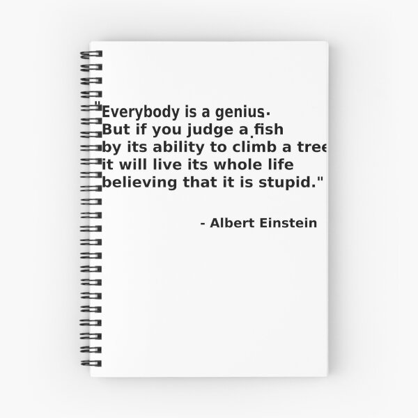 Item preview, Everybody is a Genius Quote designed and sold by Skeelo702.