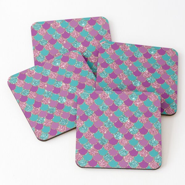 Item preview, Glitter Mermaid Tail Pattern designed and sold by WOW TeesAndThings.