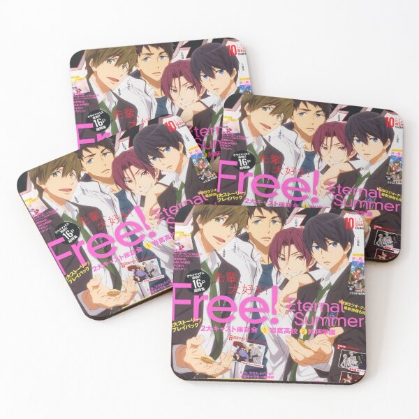 Item preview, Free! magazine cover designed and sold by adriannadam.