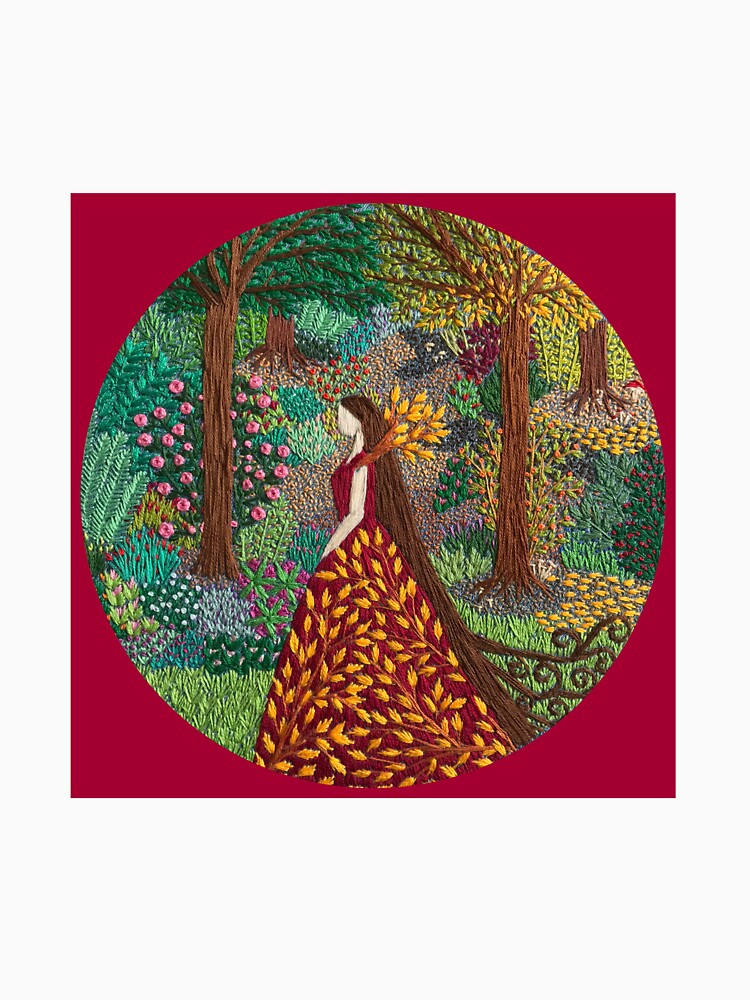 Thumbnail 7 of 7, Classic T-Shirt, The Lady of Autumn designed and sold by SewingSongbird.