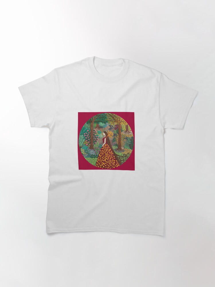 Thumbnail 3 of 7, Classic T-Shirt, The Lady of Autumn designed and sold by SewingSongbird.