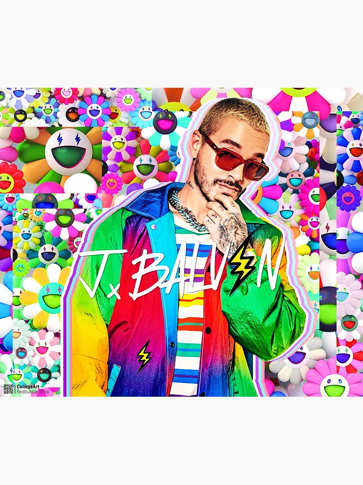 J Balvin Color Style Art Board Print for Sale by Tranclarence