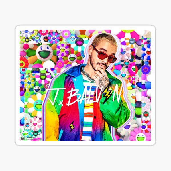 jbalvin reggaeton energia Sticker for Sale by retrippy