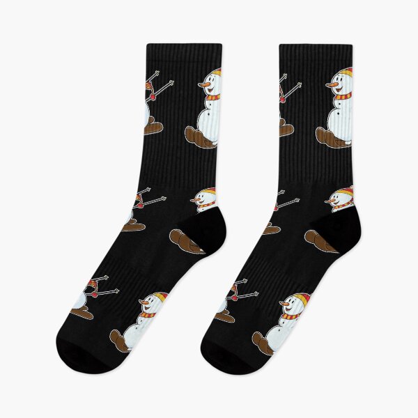 Item preview, Snowman as Skier with Skis & Cap designed and sold by Snabdesign84.