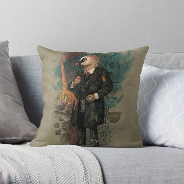 The Naturalist Throw Pillow