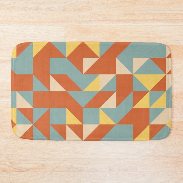 Item preview, Subdued Swirls retro color palette geometric pattern designed and sold by acidmit.