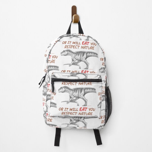 Item preview, Allosaur Respect Nature or It Will Eat You IamFritz.com designed and sold by IamFritzcom.