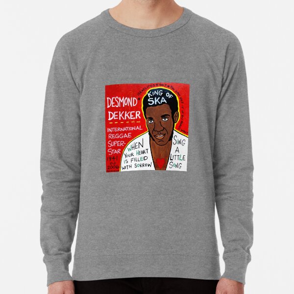 Desmond Dekker Reggae Ska Folk Art Lightweight Sweatshirt