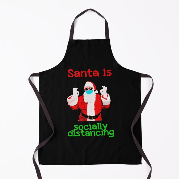 Item preview, Santa is socially distancing designed and sold by sadieillust.