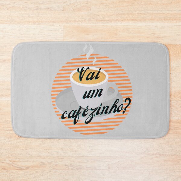 Item preview, Vai um cafézinho? Friendly Portuguese question. designed and sold by SaltedFreckles.