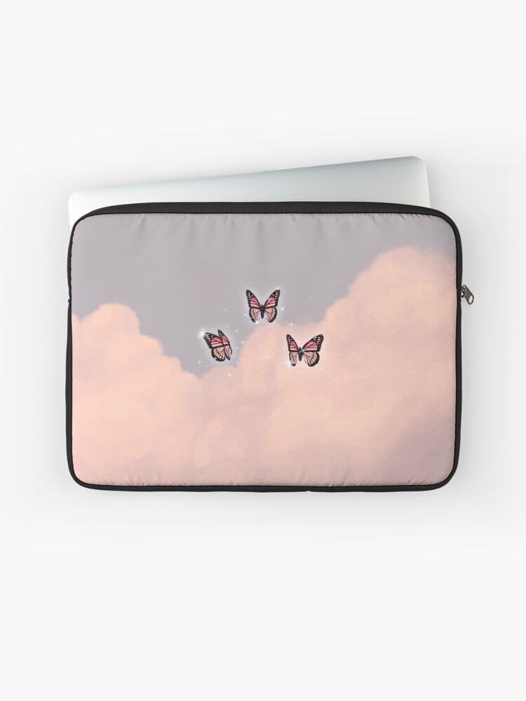 Butterflies in the clouds aesthetic Laptop Sleeve for Sale by