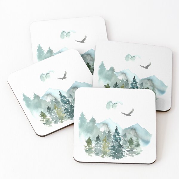 Item preview, Watercolor MountainScape designed and sold by Robin Liefeld.