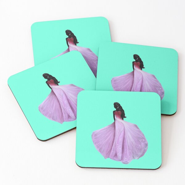 Item preview, Pink Petal Gown (mint background) designed and sold by Sarah Girard.