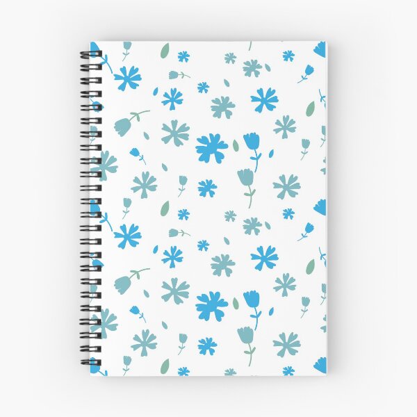 Item preview, calm blue leaves designed and sold by Silky Diamond.