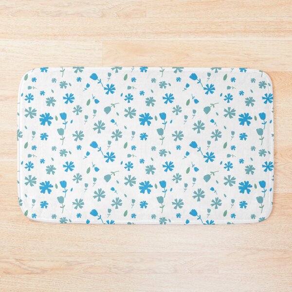 Item preview, calm blue leaves designed and sold by Silky Diamond.