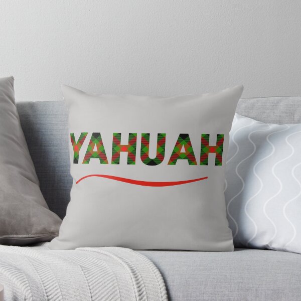 Item preview, Yahuah in Red, green and black tartan designed and sold by DaughterofYah.