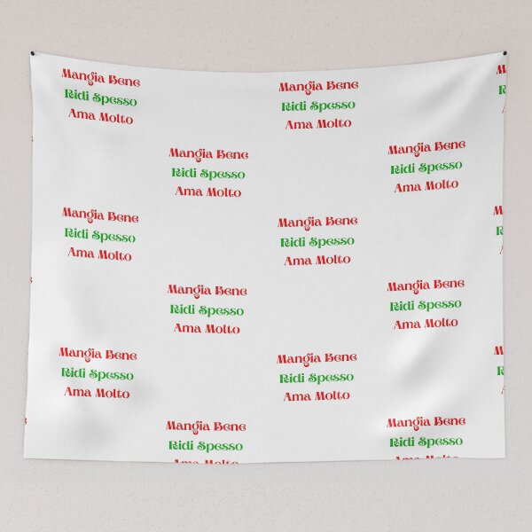 Item preview, Mangia bene, ridi spesso, ama molto designed and sold by artistoutfitter.
