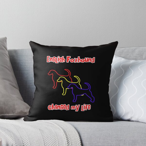 Item preview, English Foxhound Changed my Life - Dog Art dogs Silhouette - pet designed and sold by Coolstuff4you71.