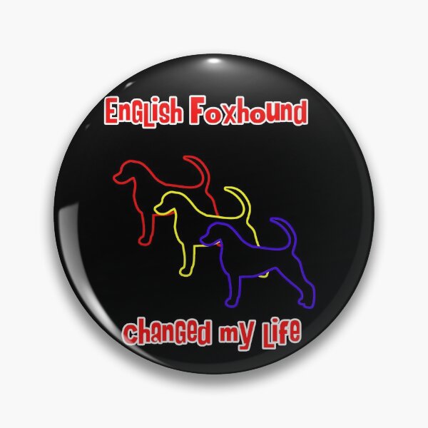 Item preview, English Foxhound Changed my Life - Dog Art dogs Silhouette - pet designed and sold by Coolstuff4you71.