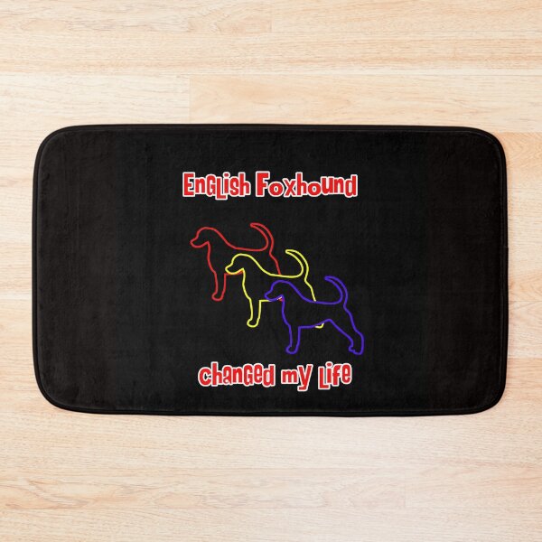 Item preview, English Foxhound Changed my Life - Dog Art dogs Silhouette - pet designed and sold by Coolstuff4you71.