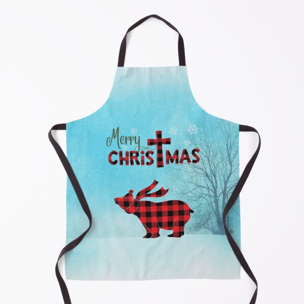 Item preview, Buffalo Check Polar Bear Merry Christmas designed and sold by whitedove457.