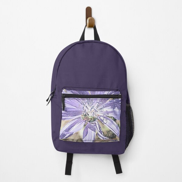 Item preview, Green Sweat Bee on Chicory Flower designed and sold by Figglywig Art Studios.